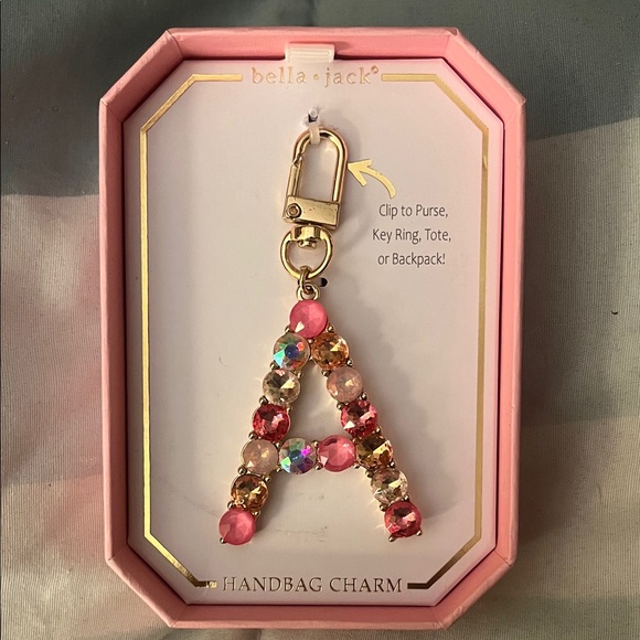 Accessories - Pink and Gold Handbag Charm